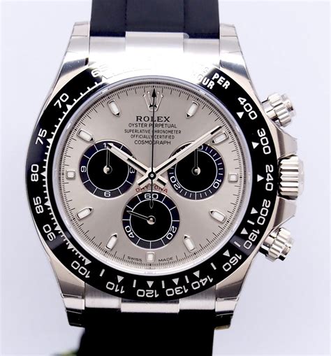 2016 rolex daytona white face|Rolex daytona 18k white gold.